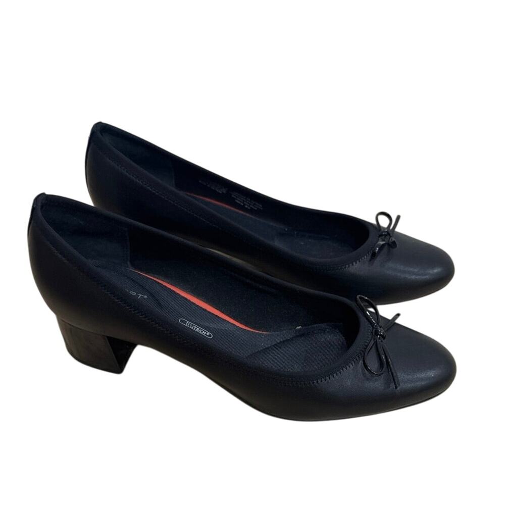 Rockport Women's Total Motion Leah Pump 10 Black Nappa‎